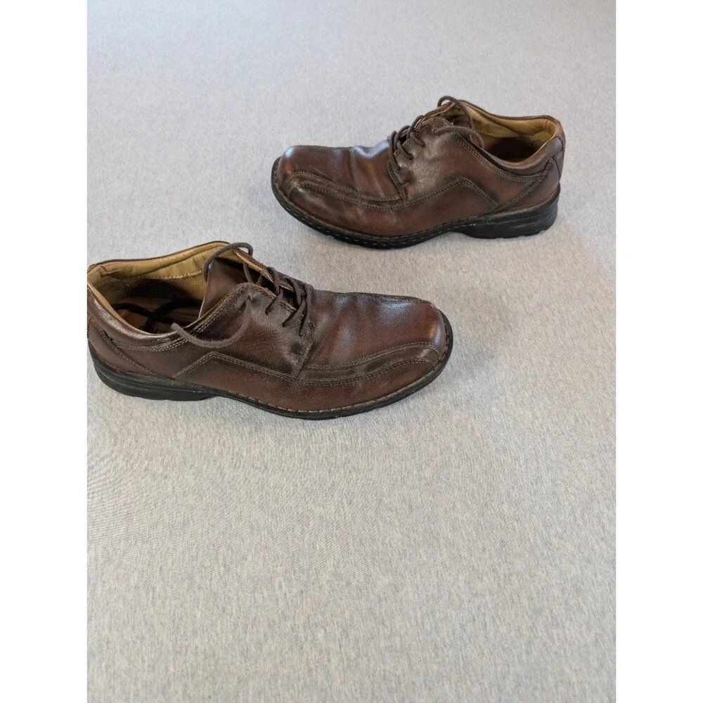 Dockers Mens Pro Style Leather Casual Oxford Shoes Brown Size 9M 90-29023